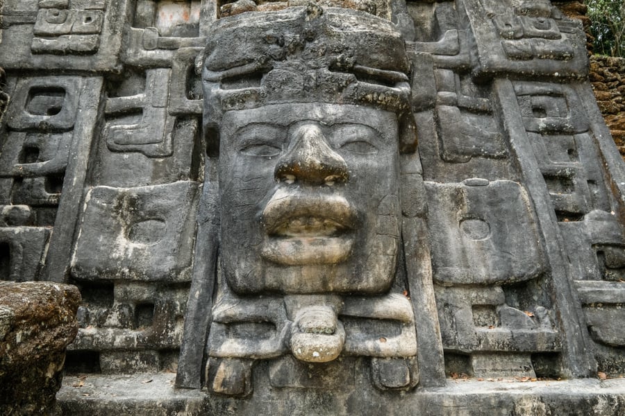 The Mayan Mask Temple of Belize