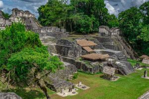 Tikal mayan ruins