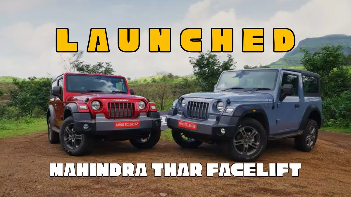 Mahindra Thar Facelift 2025 लॉन्च